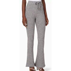 Lavish Alice Lounge Ribbed Knit Grey Flare Pants-sz 10